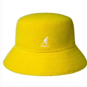 Yellow KANGOL Bucket Terry Hat NWOT